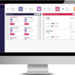 Illustration of the SOLIX Platform interface, highlighting device management and connectivity features for smart building applications