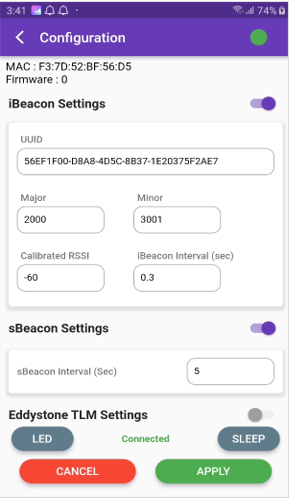 Post-Connection Actions Testing Sleep Mode and Configuration Changes
