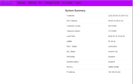 ZENIX LEN Summary Page